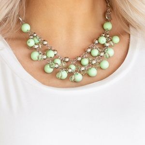 Seaside Soriree green necklace